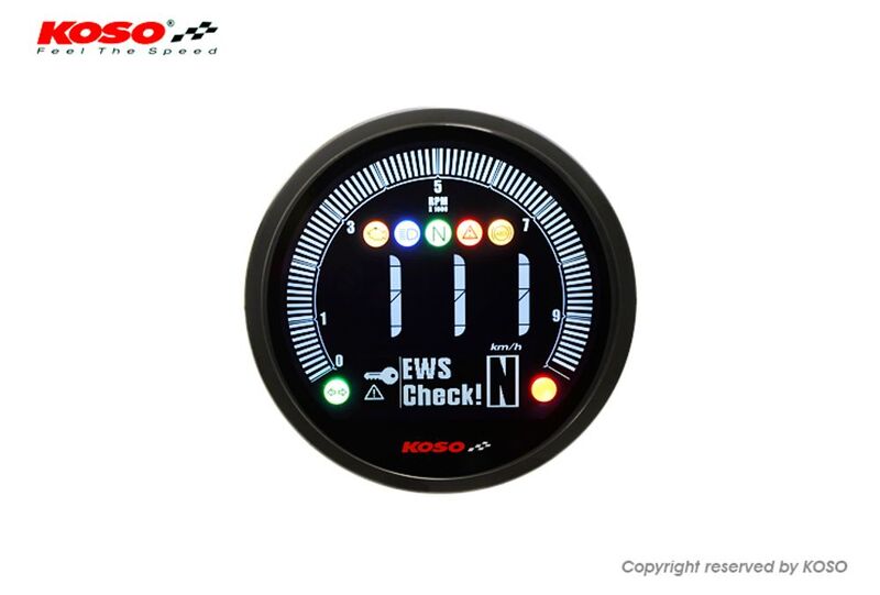 KOSO Drehzahlmesser/Tachometer, plug & play, Bolt R-Spec XVS 950, 22-