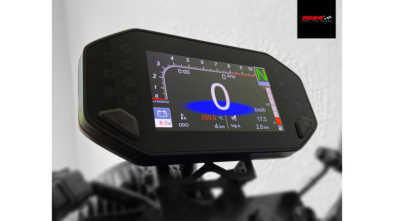 KOSO Digitales Multifunktions-Cockpit RX-4 für MT-07/09, XSR 700/900