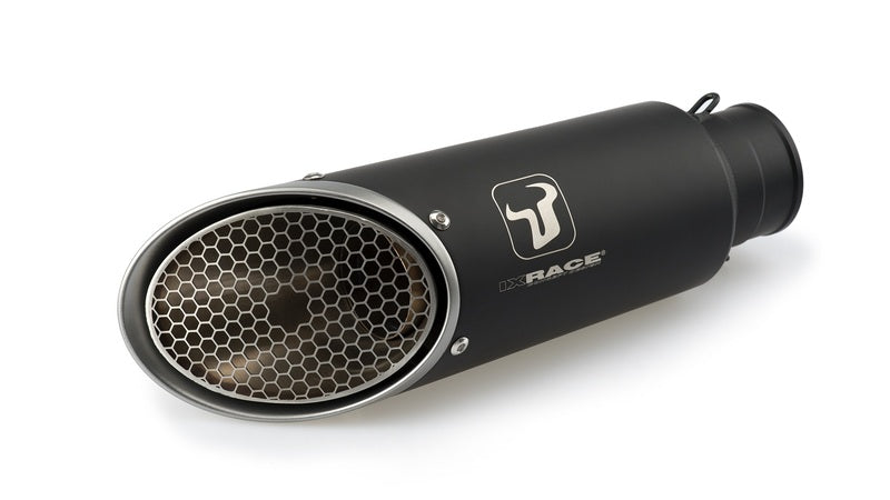 IXRACE MK1 Edelstahl slashcut-Komplettanlage Yamaha MT-07, 14-20