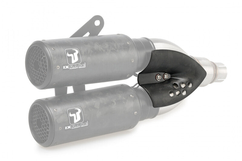IXRACE Hitzeschild für IXRACE DCX2 Doubleexit Carbon