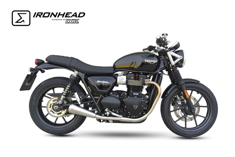 IXIL Endschalldämpfer FULL LINE, Triumph Street Twin 900 EFI ABS, (DP01), 16-18, (Euro4)