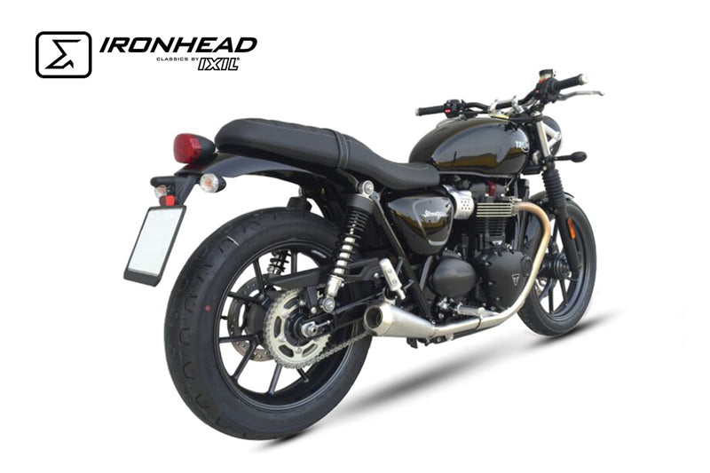 IXIL Endschalldämpfer FULL LINE, Triumph Street Twin 900 EFI ABS, (DP01), 16-18, (Euro4)