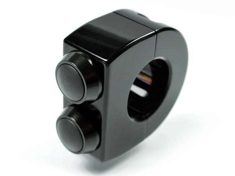 motogadget mo.Switch 2 Taster Armatur 22mm, schwarz
