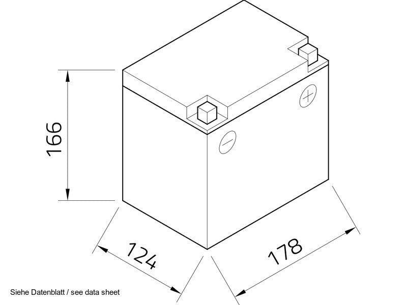 INTACT Bike Power-Batterie GEL C60-N30L-A