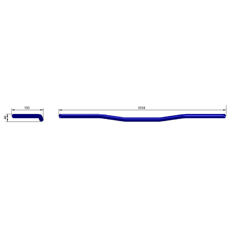 HIGHSIDER pro Wide Bar L11, 1 Zoll, 95 -D, schwarz