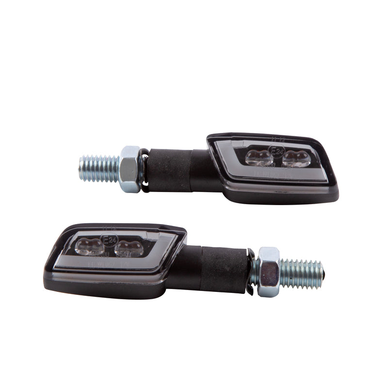 HIGHSIDER smart LED-Blinker/vordere Begrenzungsleuchte FORMULA-TS, Schwarz, Rauch, Paar