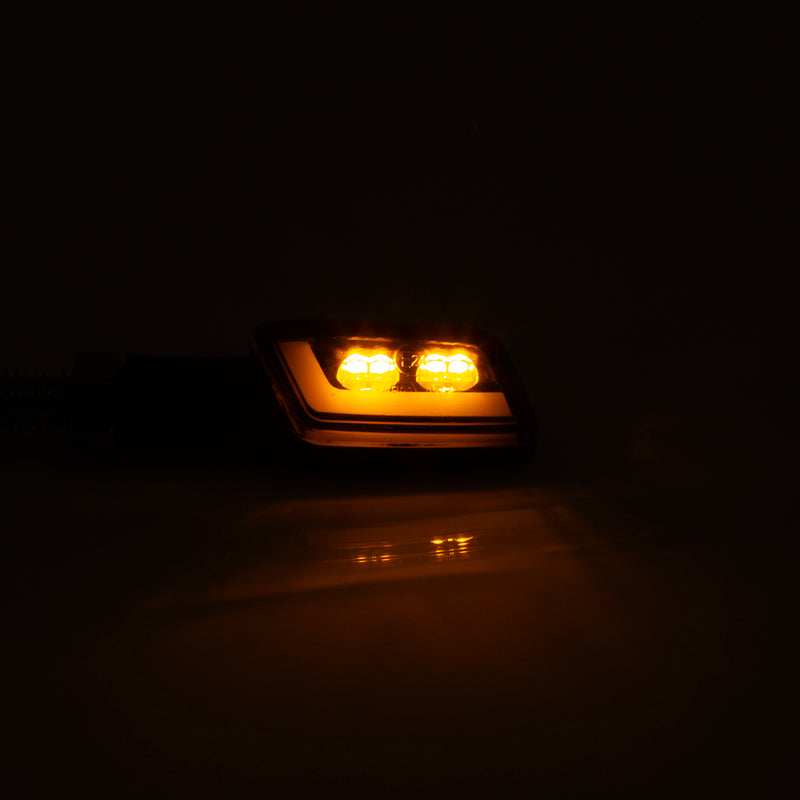 HIGHSIDER smart LED-Blinker/vordere Begrenzungsleuchte FORMULA-TS, Schwarz, Rauch, Paar