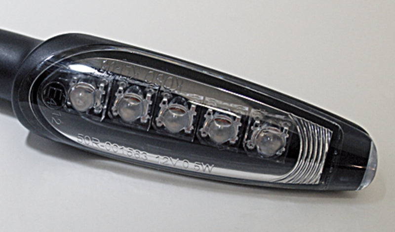 KOSO LED-Blinker, Mattschwarz, Stck.