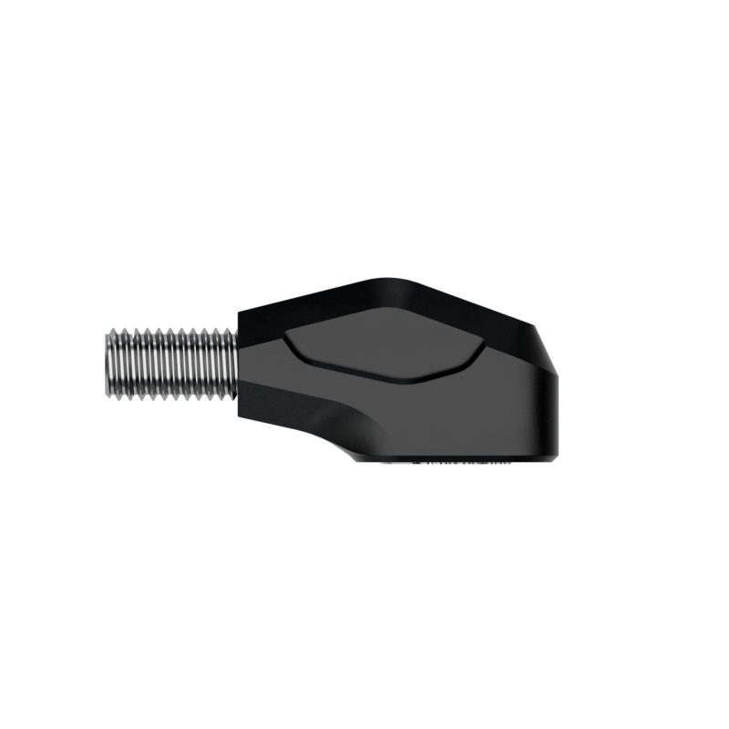 HIGHSIDER Ventura-X LED-Blinker, Schwarz, getöntes Glasgrau