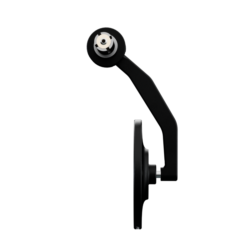 HIGHSIDER Conero Black Edition Lenkerendenspiegel mit LED-Blinker