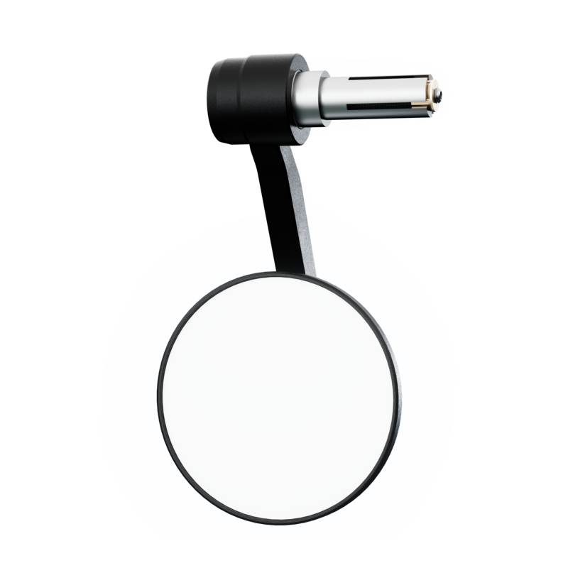 HIGHSIDER Conero Black Edition Lenkerendenspiegel mit LED-Blinker