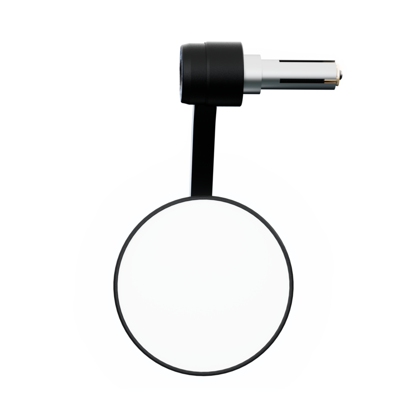 HIGHSIDER Conero Black Edition Lenkerendenspiegel mit LED-Blinker