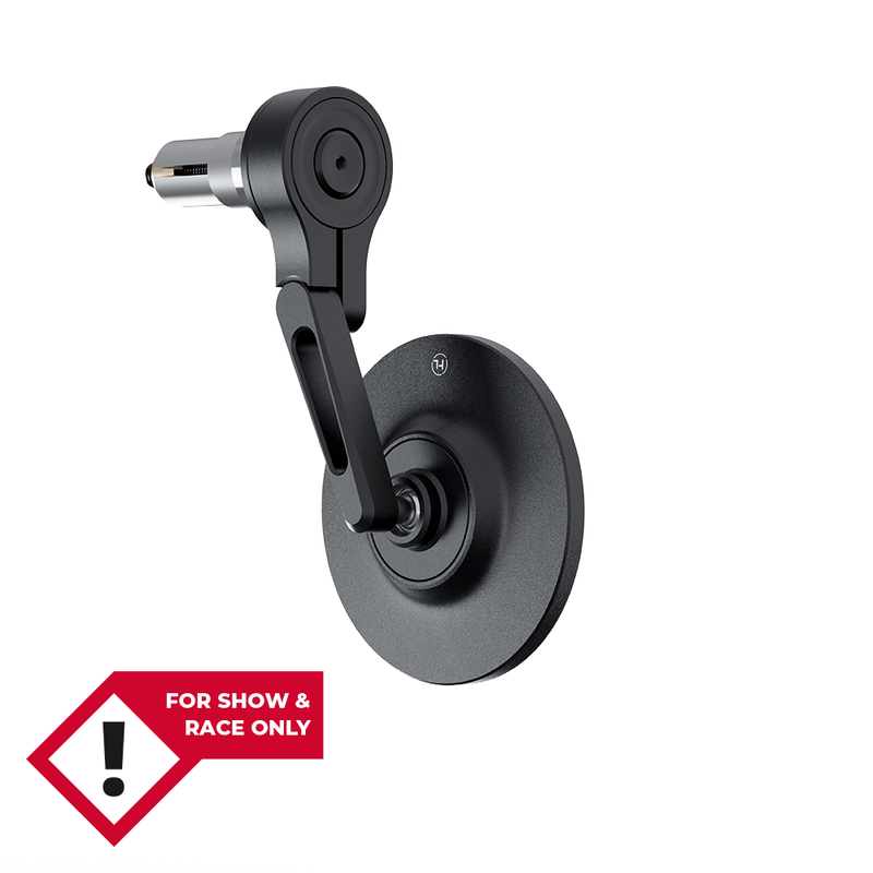HIGHSIDER Conero-XS Evo Lenkerendenspiegel, kurz, schwarz