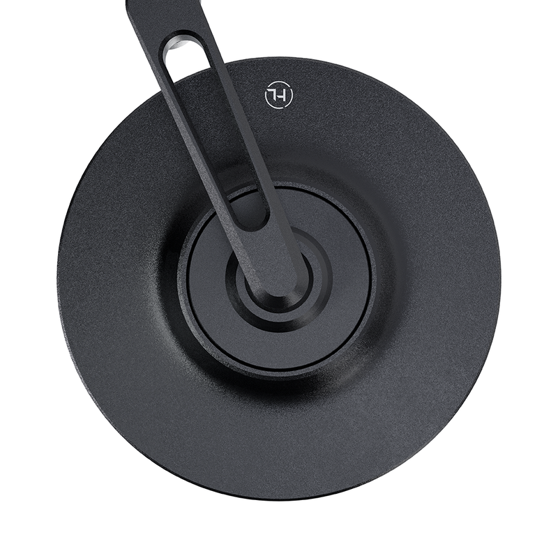 HIGHSIDER Conero-XS Evo Lenkerendenspiegel, kurz, schwarz