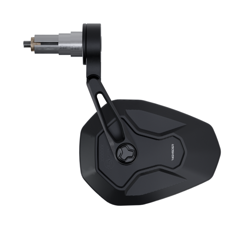 HIGHSIDER Ventura-RS Evo-Lenkerendenspiegel, kurz, Schwarz