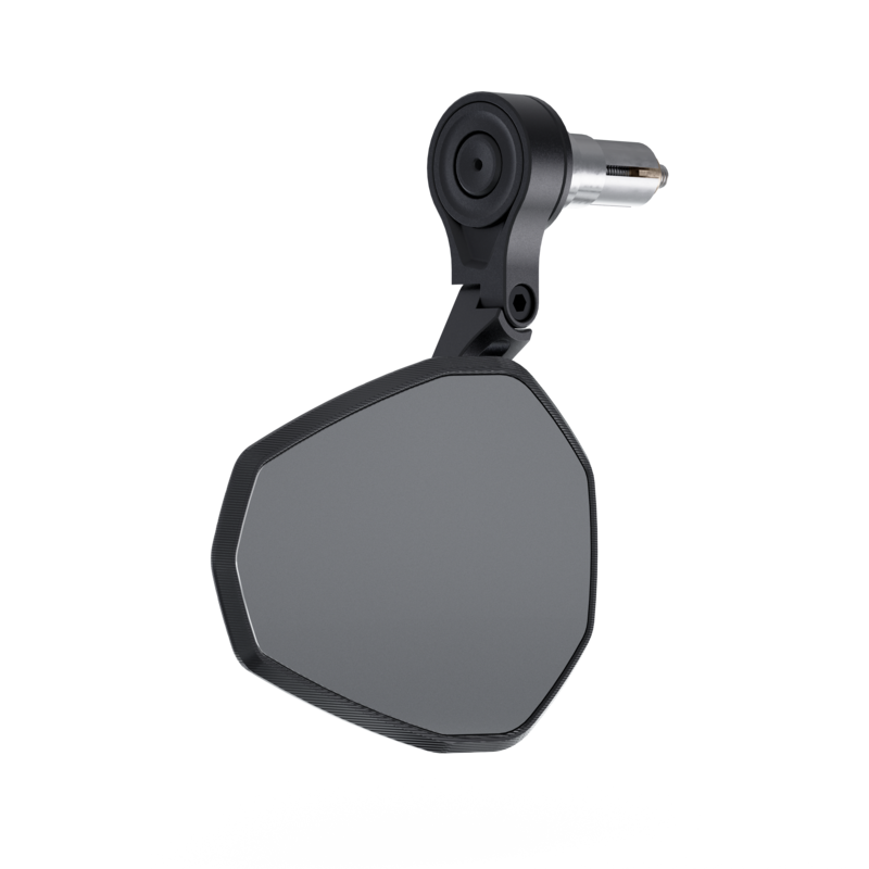 HIGHSIDER Ventura-RS Evo-Lenkerendenspiegel, kurz, Schwarz