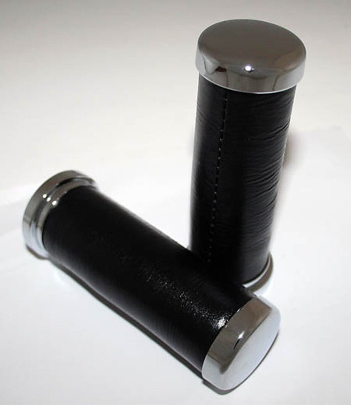 SHIN YO Lenkergriffe Chrom/Leder