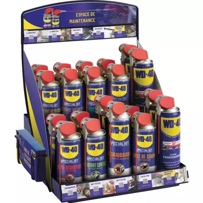 WD-40-Metall-Displayständer für Aerosoldosen (für 20 Einheiten)