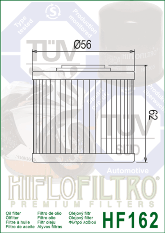 HIFLOFILTRO Ölfilter - HF162