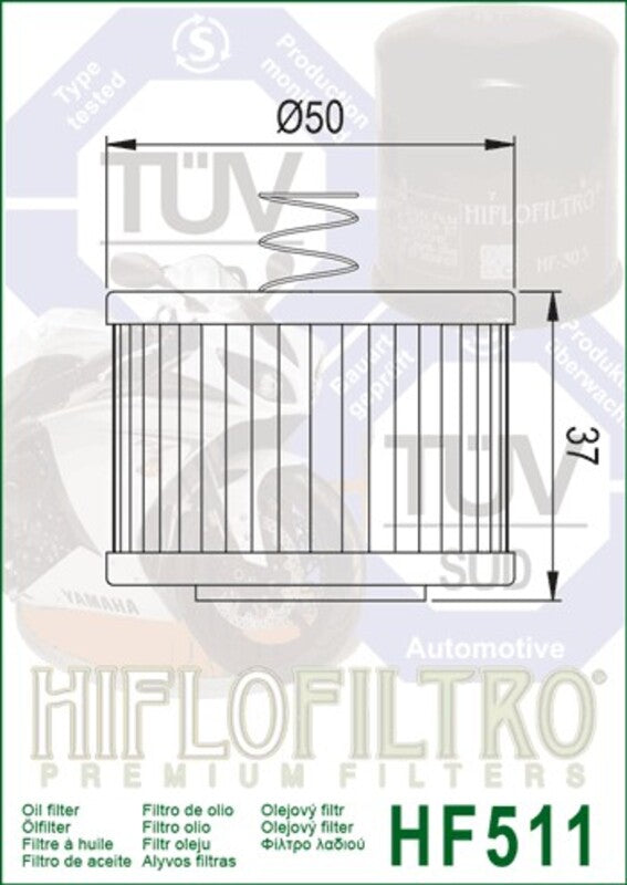 HIFLOFILTRO Ölfilter - HF511