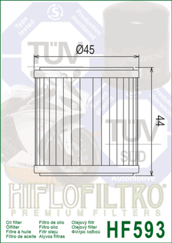 HIFLOFILTRO Ölfilter - HF593