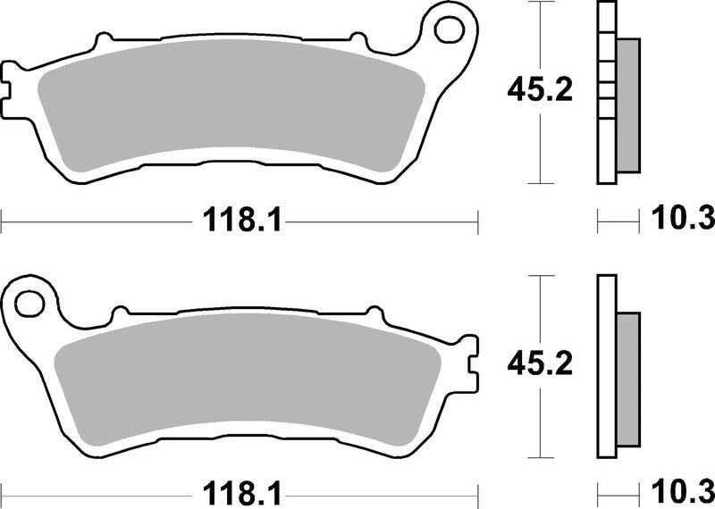 BREMBO Bremsbeläge 07HO66SP - Sintermetall