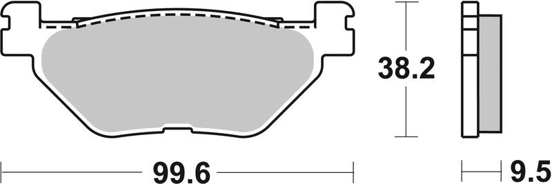 BREMBO Bremsbelage 07YA3908 Karbon Keramik
