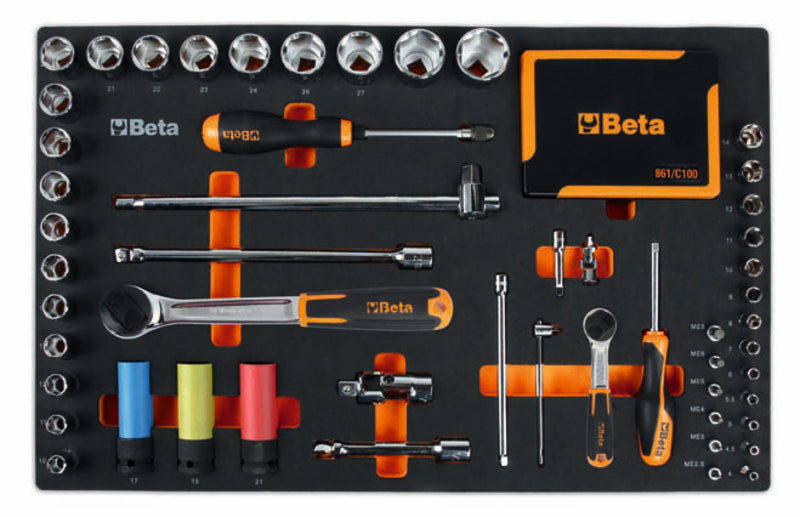 BETA TOOLS RSC50 2.0 Workshop Equipment Combination with 223 tools