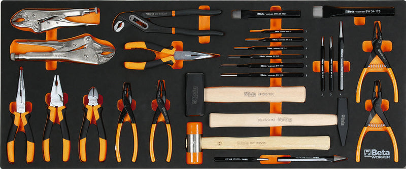 BETA RSC24/7 Mobile Rollenkabine 7 Schubladen + Sortiment von 418 Werkzeugen