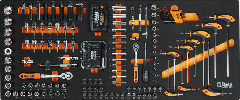 BETA RSC24/7 Mobile Rollenkabine 7 Schubladen + Sortiment von 418 Werkzeugen