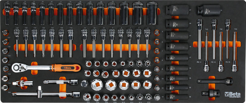 BETA RSC24/7 Mobile Rollenkabine 7 Schubladen + Sortiment von 418 Werkzeugen