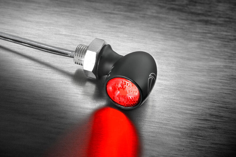 KELLERMANN Atto RB hm 2in1 LED Rücklicht-Bremslicht-Kombination, hinten links oder rechts, für vertikale Montage, schwarzes Gehäuse / klares Glas
