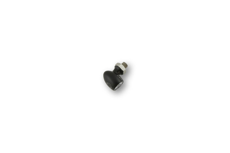 KELLERMANN Atto LED Mini Blinker, schwarzes Gehäuse / klares Glas