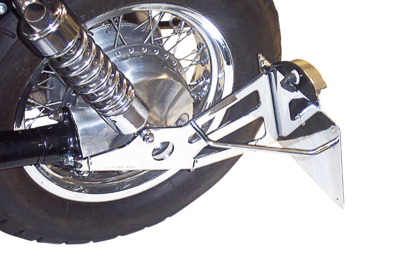 BURCHARD EXCELLENCE Seitlicher Kennzeichenhalter mit Teilegutachten, Suzuki VS Intruder, chrom