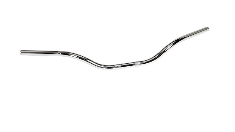 HIGHWAY HAWK Beachbar 1 Zoll Lenker mit 3 Bohrungen, 940mm breit 80mm hoch, chrom
