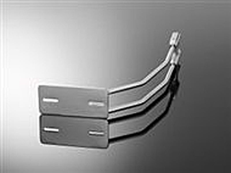 HIGHWAY HAWK seitlicher Universal-Kennzeichenhalter für 20mm Achsen, chrom