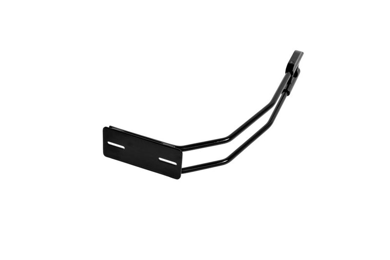 HIGHWAY HAWK seitlicher Universal-Kennzeichenhalter für 20mm Achsen, schwarz matt
