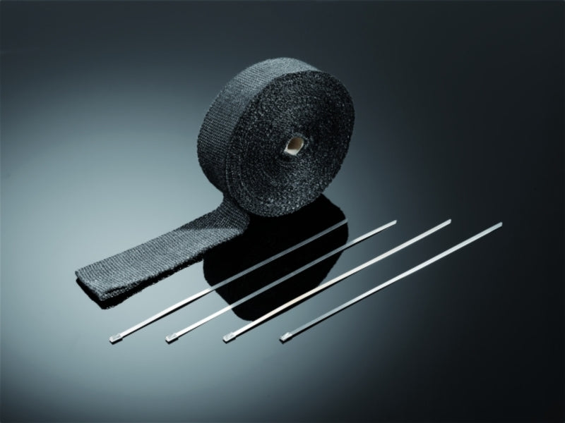 HIGHWAY HAWK Hitzeschutzband für Krümmer, 10m, schwarz