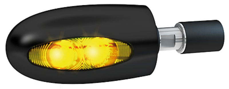 KELLERMANN BL 1000 Dark LED Lenkerendenblinker, schwarzes Gehäuse / getöntes Glas