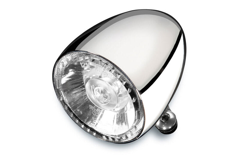 KELLERMANN Bullet 1000 RB Rücklicht, verchromtes Gehäuse / klares Glas