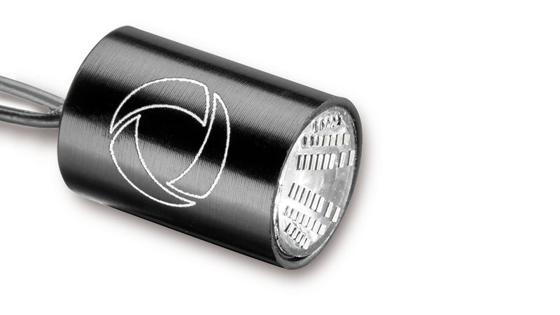 KELLERMANN Atto® Integral LED Mini Blinker, schwarzes Gehäuse / klares Glas
