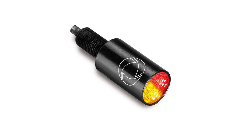 KELLERMANN Atto® DF Integral 3in1 LED-Rücklicht/Bremslicht/Blinker, schwarzes Gehäuse / klares Glas