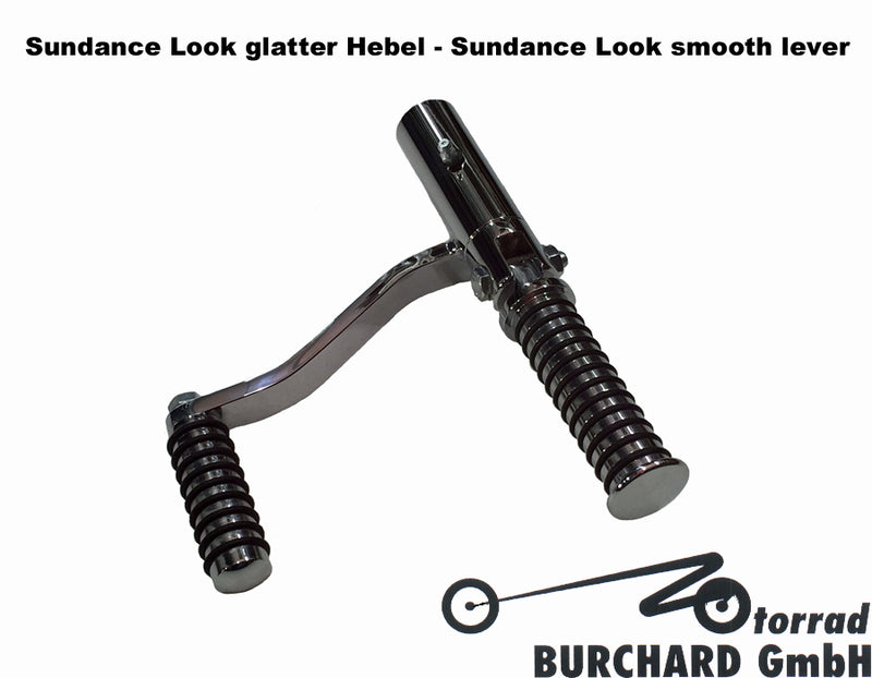 BURCHARD EXCELLENCE vorverlegte Fußrastenanlage mit ABE, +17 cm, Kawasaki VN 900 Classic /Custom, Sundance glatt, schwarz glänzend