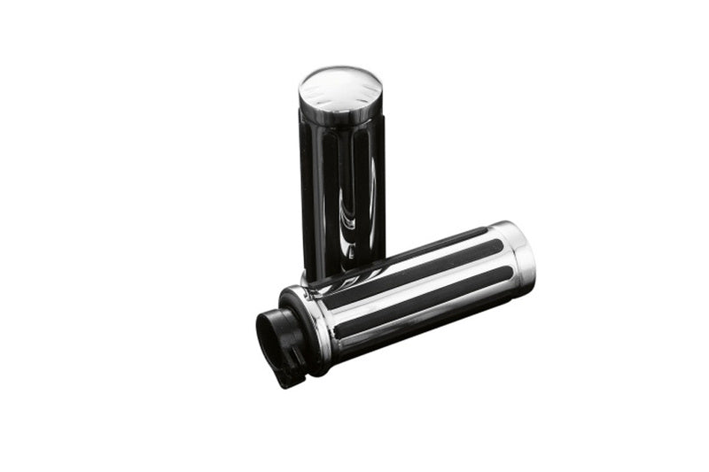 HIGHWAY HAWK Legend Lenkergriffe 1 Zoll, mit Gaszugaufnahme, chrom