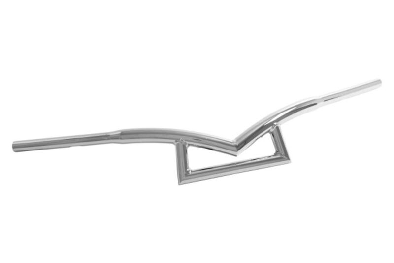 HIGHWAY HAWK Poseidon Lenker, 1 Zoll (25.4 mm), mit 3 Bohrungen, chrom