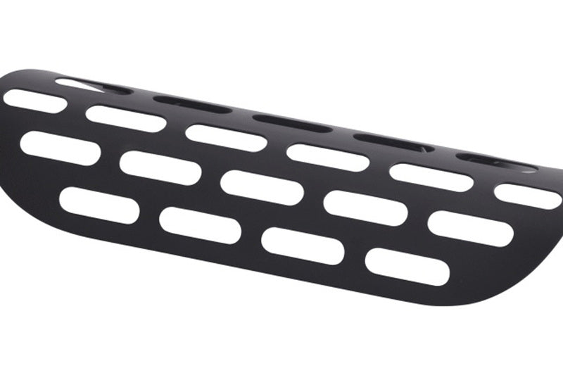 HIGHWAY HAWK Old School Hitzeschild für Motorrad Auspuffanlagen, D = 60 mm L = 230 mm, schwarz