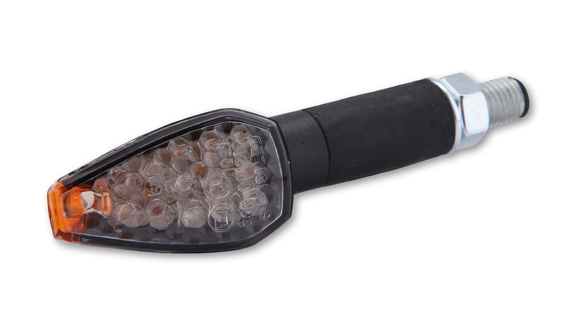 HIGHSIDER Smart PEAK LED-Blinker, lang, schwarz