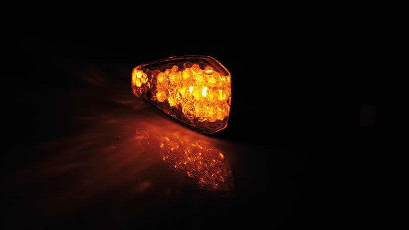 HIGHSIDER Smart PEAK LED-Blinker, lang, schwarz