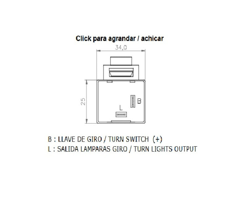 TECNIUM by DZE Blinkrelais 2 X 10W + 3W