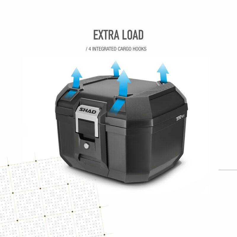 SHAD Top Case Terra 41 Schwarz